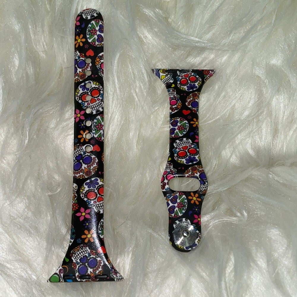 skull apple watch band